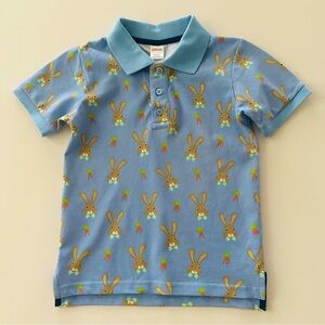 Gymboree Boys 6 Polo Shirt Easter Bunny Spring